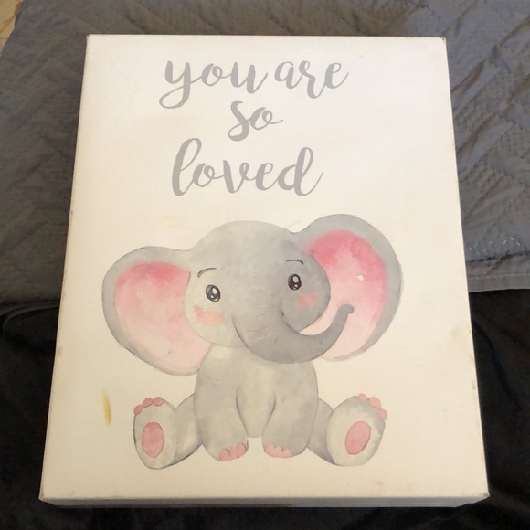 2 paintings cute for a baby nursery - Picture 2 of 2